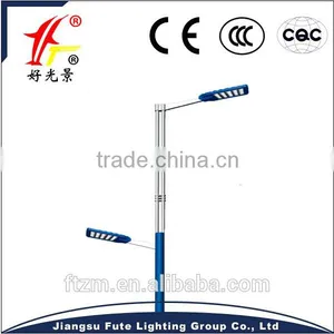 Best Design 3-15M Outdoor Street Lighting Pole With Double or Single Arm, Hot-dipped Galvanized & Plastic Coating thumbnail-3