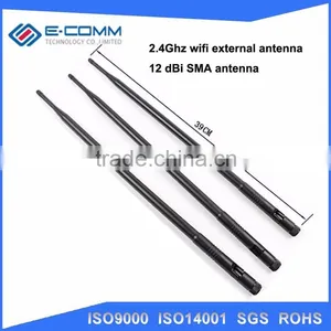 High Gain 12dBi External Wifi Antenna With RP SMA Male Connector Wireless Router AP Antenna thumbnail-1