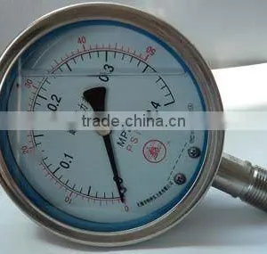 "economical Brass 90mm Watertight Silicone Oil Filled Gauge thumbnail-1