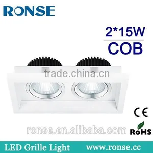 Ronse Cob Grille Light 2*15W Two Heads 2015 Hot-selling Good Price(RS-2113-2(C)) thumbnail-1