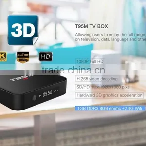 2016 T95M Digital tv Box T95M Digital Android tv Box Android 5.1 With Amlogic S905 RAM 1GB ROM 8GB T95M From China Supplier thumbnail-1