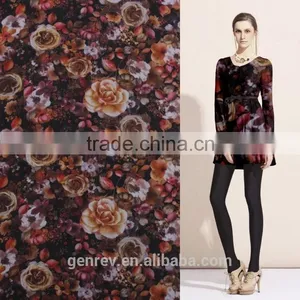 Printed Fabric Design Poly Chiffon Print Digital Fabric Printing on Fabric Digitai Printfabrics thumbnail-1