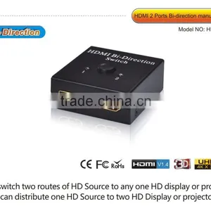 Bi-directional Manual Switcher HDMI Switch 1x2/ 2x1 thumbnail-2