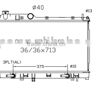 Radiator(suitable For: Legacy/Outback 2.5L 4cyl 03-06 DPI: 2778 AT) thumbnail-1