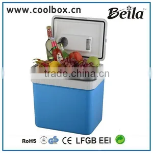 24L Blue Color Mini Fridge Car Fridge AC/DC Operation Portable Mini Fridge Cooler Warmer thumbnail-3