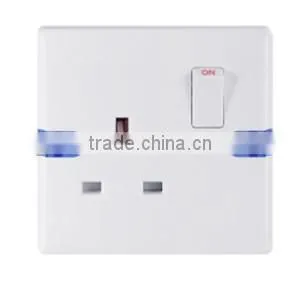 HE8913S 1gang 13A Switch and Socket With Neon thumbnail-1