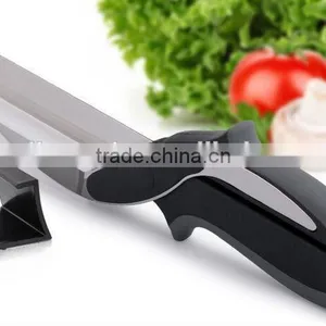 High Qualtiy Clever Cutter 2-in-1 Knife Cutting Board Scissors thumbnail-2