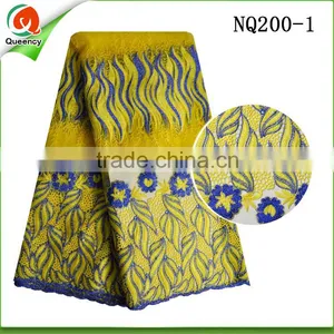 High Quality Laces Nigerian African Style French Lace Fabric Sew on Rhinestone thumbnail-4