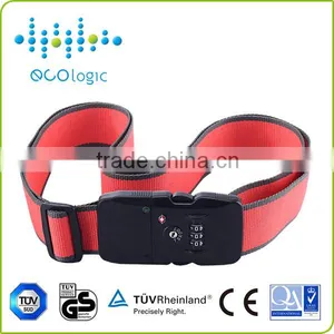 High Quality Bluetooth Locking Luggage Belt of Anti-theft Alarm With Adjustable Distance thumbnail-1