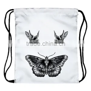 Hot Sale Butterfly 3d Printing Bag Drawstring thumbnail-1