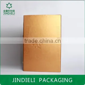 High-end Brown Wooden Cosmetic Box With Leather Handle thumbnail-4