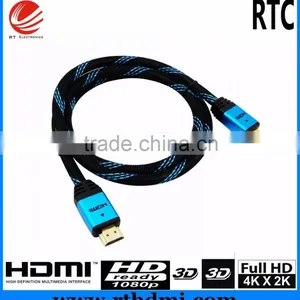 2.0 HDMI Cable Braided Metal Shell With Ethernet Support 3d 4K 2160p Multiple Media thumbnail-1