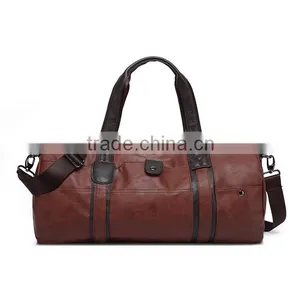 Manufacture Qualified Men Outdoor Sport Luggage pu Travel Duffel Bag thumbnail-2