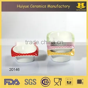 Ceramic Ramekin, Ramkein Dish With Decal Printing 20146 thumbnail-1