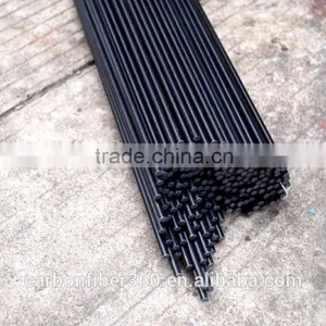 High Quality Pultruded Carbon Fiber Solid Rod, High Strength Solid Carbon Fiber Rod thumbnail-1