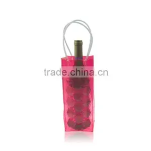Customized Branding Plastic Wine Bottle Tote Bag thumbnail-4