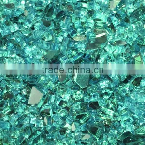 Hi Chipper 1/4 Inch Azuria Reflective Fire Glass thumbnail-1