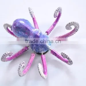 4 Inch Plastic Glitter Surface 0ctopus Shapes Fridge Magnet for Tourism, Ornaments Gift Craft thumbnail-2