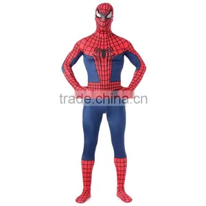 Trade Assurance Halloween Costume Red Adult Spiderman Costume thumbnail-6