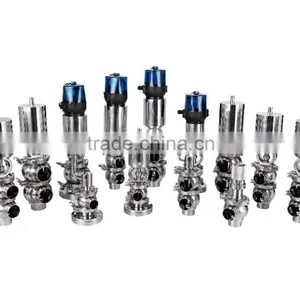 Sanitary Grade Manual Stop and Reversing Valve(divert Seat Valve) thumbnail-1
