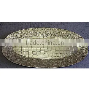Party Plastic Decorative Oval Tray thumbnail-1