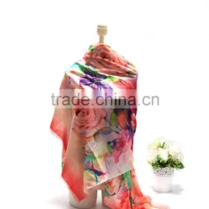 Fashion Design 100*150cm Wool Scarf for Lady thumbnail-2