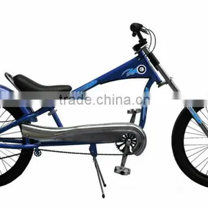 2015 26 Cheap Single Speed Yellow Aluminum Chopper Beach Cruiser Bicycle Made in China thumbnail-1