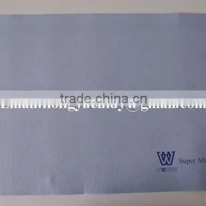 Logo Printed Super Water Absorbent Nonwoven Fabric Floor Cleaning Cloth ( Viscose/polyester) thumbnail-3