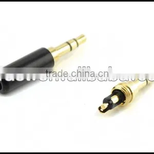 Audio Gade OEM Hi End Gold Plated 3.5-B Gold Plated 3.5MM Male Headphone Terminal Black thumbnail-4