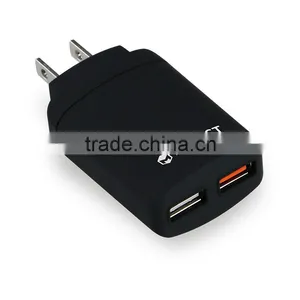 Quick Charge 3.0 Daul USB Wall Charger, USB Travel Charger, Travel Charger thumbnail-1