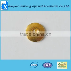 Round Small Brass Colour Sewing Buttons thumbnail-1