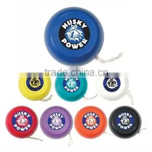 Customized Promotional Wooden Yoyos With Logo, Children Wooden Toys thumbnail-1