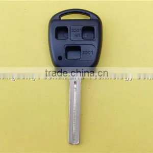 3 Buttons Remote Key Shell Cover Blank for Toyota Toy40 Car Master Key thumbnail-2