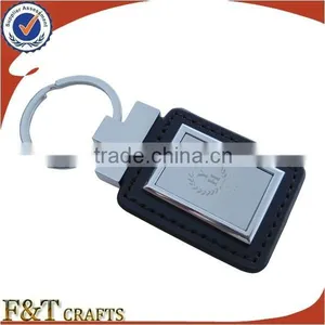 High End New Year Gift Braide Leather Keychain With Metal in Gift Box thumbnail-3