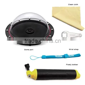 2016 Summer New Go Pro Accessories Telesin 6" Waterproof Plastic Version GoPros Dome Port for Hero3+/4 thumbnail-4