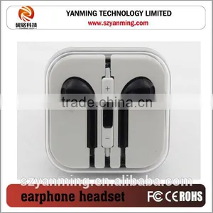 Colorful Mini Earphone With Mic for IPhone 3G 4G 4S 5G thumbnail-2
