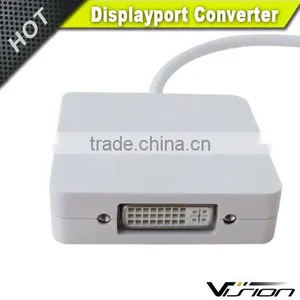 Mini DisplayPort to HDMI DVI & DisplayPort Adapter - White thumbnail-2