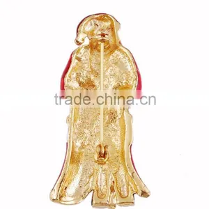 Christmas Snowman Shape Brooch for Evening Party/Xmas Gift thumbnail-3