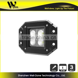 Factory Direct Offer Auto Lamp 4.8inch Supper Bright Surface Mount C Ree 12W Motorbike off Road LED Work Lamp thumbnail-1