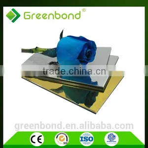 Mirror Aluminum Composite Panel ACP Sheet Acm for the Prefab House thumbnail-1