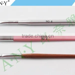 ANY French Nails Building and Design Rosewood Nail Brush for French Style thumbnail-4