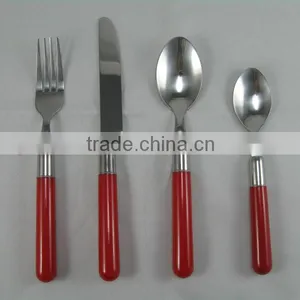 Stainless Steel Plastic Handle Cutlery thumbnail-1