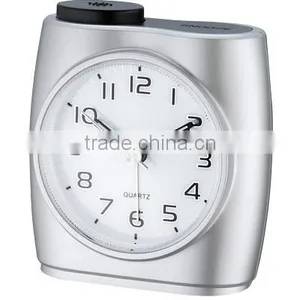 3D Arabic Numbers Touch LED Light Alarm Clock thumbnail-2