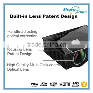 Online Shopping UNIC Mini Full HD LED Digital Wifi Projector UC46 Mobile Phone Home Video Projectors thumbnail-3