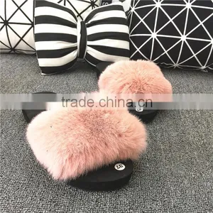 Hot Wholesale 100% Sheepskin Slippers Fur Lined Slippers thumbnail-6