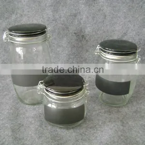 Airtight Glass Candy Jars With Glass Lid thumbnail-1