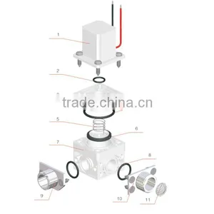Food Garde Standard Brass Body 6v Normal Close Water Solenoid Valve Magnetic Valve thumbnail-2