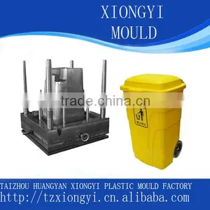 Custom EU Standard High Quality Injection Wheeled Trash Bin Mould Manufacturer thumbnail-1