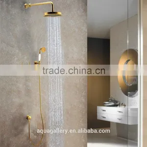 North America Traditional Style Golden Plated Brass Shower Faucet thumbnail-1
