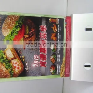High Capacity Portable Charger Power Bank With LED Advertisement Display thumbnail-1